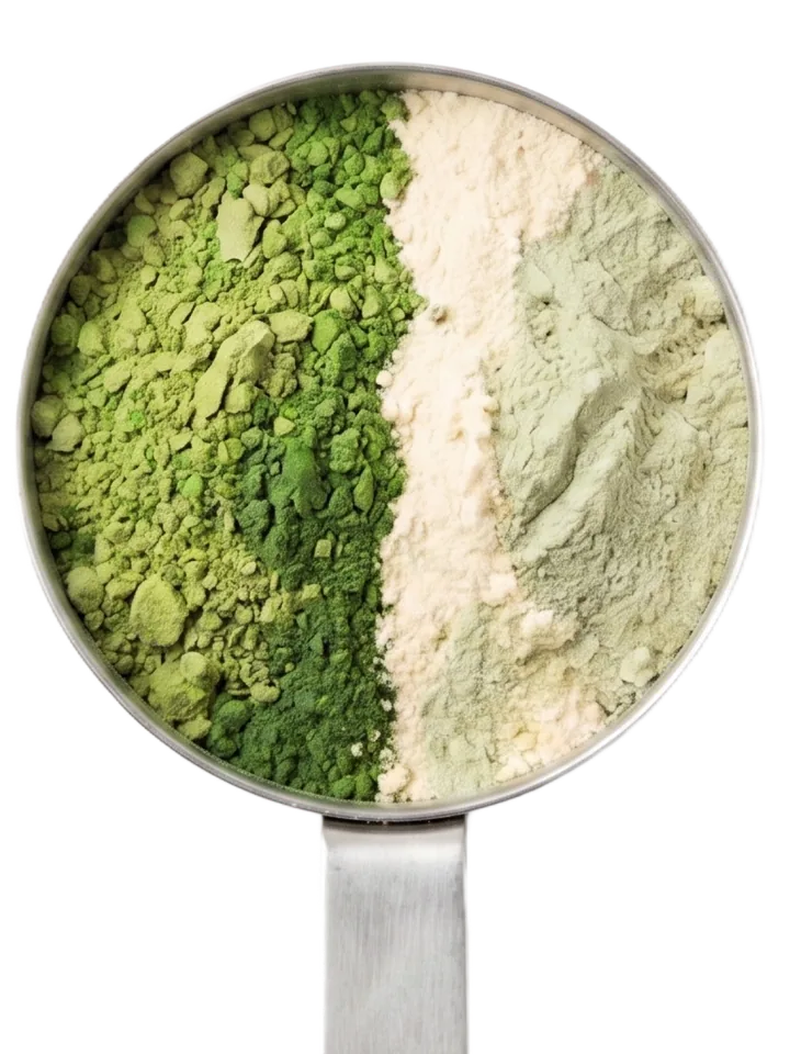A prepared glass of the drink